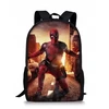 Bez Marki Marvel Deadpool mokyklinio krepšio kuprinė, vienas skyrius, telpa A4 dydis. Dovana