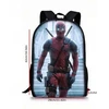 Bez Marki Marvel Deadpool mokyklinio krepšio kuprinė, vienas skyrius, telpa A4 dydis. Dovana