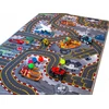 Bez Marki MAŁY DYWANIK DZIECIĘCY KOLOROWA MATA ULICE CARS DO ZABAWY 80x120