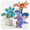 Bez Marki MEDINIAI MAGNETINIAI KONSTRUKCINIAI KALULAI 4 T-REX DINOZAURAI VAIKAMS