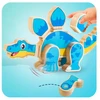 Bez Marki MEDINIAI MAGNETINIAI KONSTRUKCINIAI KALULAI 4 T-REX DINOZAURAI VAIKAMS
