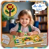 Bez Marki Medinis Montessori magnetinis labirintas vaikams – mokytis skaičiuoti