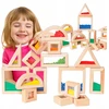 Bez Marki MEDINIŲ JAUTINIŲ KALULŲ RINKINYS 15 EL CHILDREN MONTESSORI KONSTRUKCIJA
