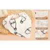 Bez Marki Medvilniniai seilinukai 10vnt Minkštas sugeriantis kūdikių dantų dantims