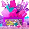Bez Marki MEGA RINKINYS KINETINIAI SMĖLĖS ARKLAI VIENRAGIS 4 SPALVOS + GLITTER + DĖŽĖ