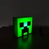 Bez Marki Minecraft Creeper Led naktinė lemputė + ausinių stovas 2in1