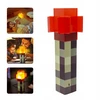 Bez Marki Minecraft Torche Led Lempa, 4 Spalvos, Usb Įkrovimas, 31cm