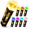 Bez Marki MineTorch LED žibintuvėlis RGB 7 spalvų USB-C, skirtas RGB žaidimams sienoje