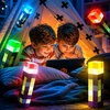 Bez Marki MineTorch LED žibintuvėlis RGB 7 spalvų USB-C, skirtas RGB žaidimams sienoje