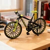 Bez Marki MINIATŪRINIS METALINIS MINI PIRŠTŲ DVIRAČIO ŽAISLAS KALNŲ DVIRAČIO KOLEKTORIAUS MODELIS 1:10