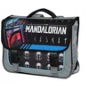 Bez Marki Mokyklinė rankinė 38 cm – Žvaigždžių karai / The Mandalorian | Juoda ir pilka | Bagtroteris