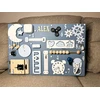 Bez Marki Montessori Busy Board sensorinė lenta, didelė, 60x40, smagi