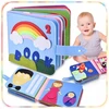 Bez Marki MONTESSORI UGDOMOJI KNYGA JAUTIMO KNYGA VAIKAMS SU VELCRO