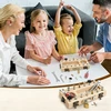 Bez Marki MONTESSORI ŽAISLŲ MEDINĖ UŽSUKIMO LENTA 3-5 METŲ VAIKAMS