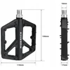 Bez Marki MTB/BMX NYLON Raudonas DVIRAČIO PLATFORMOS PEDALAI