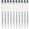 Bez Marki MUJI Długopis żelowy juoda 0.5mm 10 vnt do pisania rysowania szkicowania