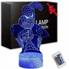 Bez Marki Naktinė lempa 3D BIURKO DLA DZIECI SPIDER MAN LED 7 KOLOR USB RGB Pultas