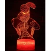 Bez Marki Naktinė lempa 3D BIURKO DLA DZIECI SPIDER MAN LED 7 KOLOR USB RGB Pultas