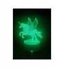 Bez Marki Naktinė lempa 3D LED JEDNOROŻEC UNICORN KOLORY + Pultas