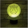 Bez Marki Naktinė lempa 3D LED PSG Z PILOTEM - USB