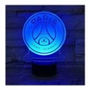 Bez Marki Naktinė lempa 3D LED PSG Z PILOTEM - USB