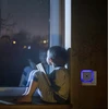 Bez Marki Naktinė lempa DO KONTAKTU LED CZUJNIK ZMIERZCHU DLA DZIECI mėlyna LAMPA