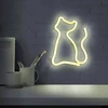 Bez Marki Naktinė lempa DZIECIĘCA NEON KOT OZDOBA LED CIEPŁY Baltas USB BATERIE