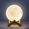 Bez Marki Naktinė lempa KSIĘŻYC 3D LED Pultas MOONLIGHT XXL LAMPA MOON DO SYPIALNI