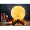 Bez Marki Naktinė lempa KSIĘŻYC 3D LED Pultas MOONLIGHT XXL LAMPA MOON DO SYPIALNI