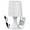 Bez Marki Naktinė lempa LAMPA STOŁOWA NA SZAFKĘ NOCNĄ KOLOROWA LED RGB + Pultas