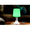 Bez Marki Naktinė lempa LAMPA STOŁOWA NA SZAFKĘ NOCNĄ KOLOROWA LED RGB + Pultas