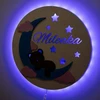 Bez Marki Naktinė lempa LED Z IMIENIEM DLA DZIECKA STEROWANA PILOTEM 16 KOLORÓW RGB