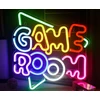 Bez Marki Napis LED GAME ROOM su žalia ramką do pokoju Gamera Gadżety gamingowe