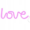 Bez Marki NEON LED NA ŚCIANĘ LAMPA USB NOCNA LOVE ROŽINĖ DEKORACJA DO POKOJU OZDOBA