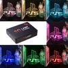 Bez Marki NEONINĖ NAKTINĖ LEMPA AKRILINĖ 3D DEKORACIJA HOLOGRAMOS LED RGB LOGOTIŠKAS PS5 + NUOTOLINIO KONTROLĖ