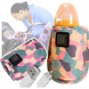 Bez Marki NEŠIMASIS TURISTINIS ŠILDYTUVAS PIENO BUTELIAMS TRAVEL LAYETTE USB 5V
