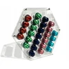 Bez Marki Nespresso Hexagon plexiglass kavos kapsulių stovas