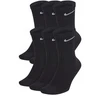 Bez Marki Nike juodos medvilnės Everyday Dri-Fit kojinės, 34-38 dydis, 6 poros