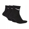 Bez Marki Nike kojinės juodos kulkšnies kojinės medvilninės SX4926-101 3Pak 38-42