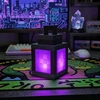 Bez Marki NOCNA LAMPKA LED RGB USB 5V DEKORACJA LATARNIA PIXEL 16 KOLORÓW STYL PIKSEL