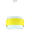 Bez Marki Nowoczesna Lampa wisząca sufitowa, żyrandol abażur geltona 40cm BOHO