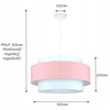 Bez Marki Nowoczesna Lampa wisząca sufitowa, żyrandol abażur geltona 40cm BOHO