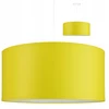 Bez Marki Nowoczesna Lampa wisząca sufitowa żyrandol geltona słoneczny abażur 40cm Led