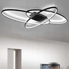 Bez Marki NOWOCZESNY ŻYRANDOL LAMPA SUFITOWA LED 3 PIERŚCIENIE ŚCIEMNIANA Z PILOTEM