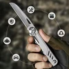 Bez Marki NÓŻ sulankstomas MULTITOOL NARZĘDZIE WIELOFUNKCYJNE 5 NARZĘDZI