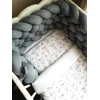 Bez Marki Ochraniacz do łóżeczka pleciony warkocz 200cm Aukštas 30CM kokon kolory
