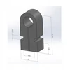 Bez Marki Omega kablys tinklo tvirtinimui į vartus, 34x24x10 mm