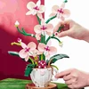 Bez Marki ORCHIDĖJŲ BLOKAS 567 EL RAUŽOS GĖLĖS TAURELĖJE GRAŽIOJI DEKORATYVINĖ DĖŽUTĖ