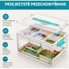Bez Marki Organizer Składany Pojemnik su Przegródkami na klocki 38cm Transparentny Box