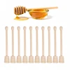 Bez Marki oshhni Medinės medaus maišymo lazdelės Easy Clean Food Grade Jar